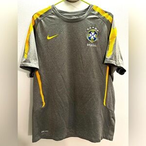 Brazil Nike Soccer Training Jersey Authentic